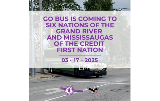 Go Bus is coming the Six Nations of the Grand River and Mississaugas of the Credit First Nation