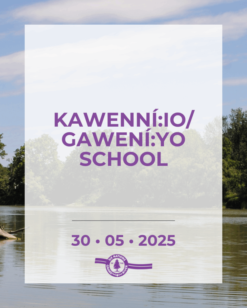 KAWENNÍ:IO/GAWENÍ:YO SCHOOL - The 59th Six Nations of the Grand River Elected Council (SNGREC) is pleased to announce support for the construction of a new community school – Kawenní:io/Gawení:yo Elementary and Secondary School (KG). KG, a full immersion school opened its doors in 1985 and provides instruction in Kanyen’kéha and Gayogo̱hó꞉nǫˀ languages. KG has operated out of a community athletic arena for the last 15 years.
