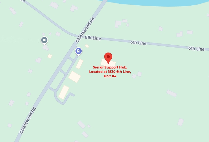 Google Map Link To locate the Senior Support Hub (Corner of Chiefswood Rd. and 6th Line) COMMUNITY NOTICE: SENIOR RELIEF FUND POLICY CHANGES